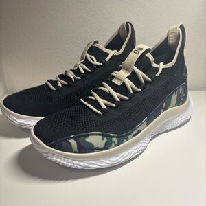 NEW UNDER ARMOUR CURRY 8 Flow Camo Basketball Shoes Mens Size 12.5 RARE